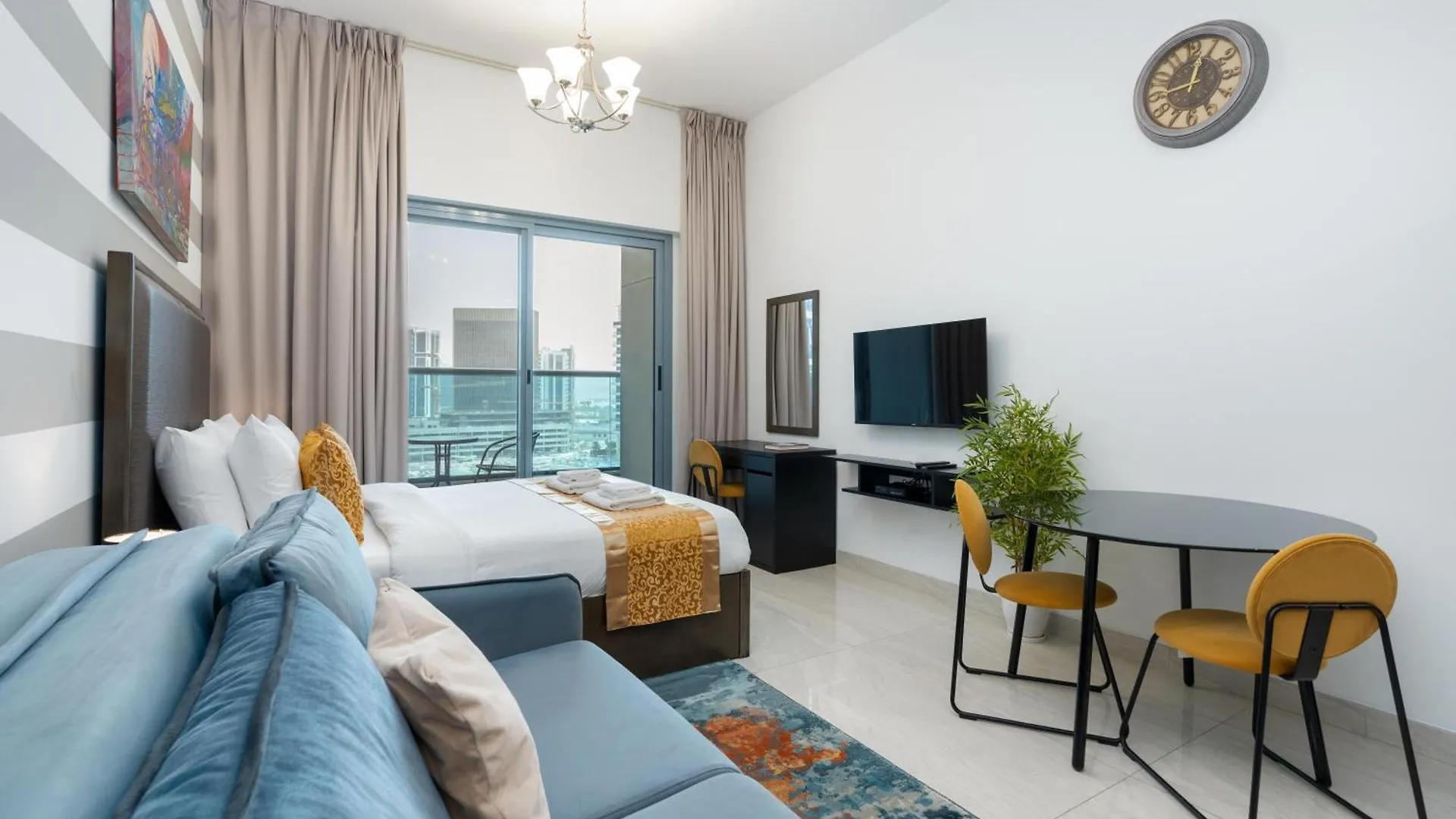 Vacay Lettings - Elite Residence Business Bay - Studio Dubai Apartment